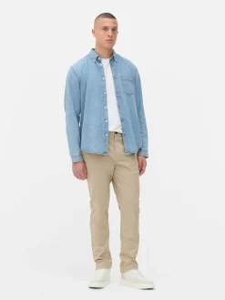 Aansluitende Chinobroek Met Stretch