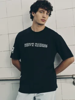 Acid Wash T-shirt Disney's Mickey Mouse X Keith Haring