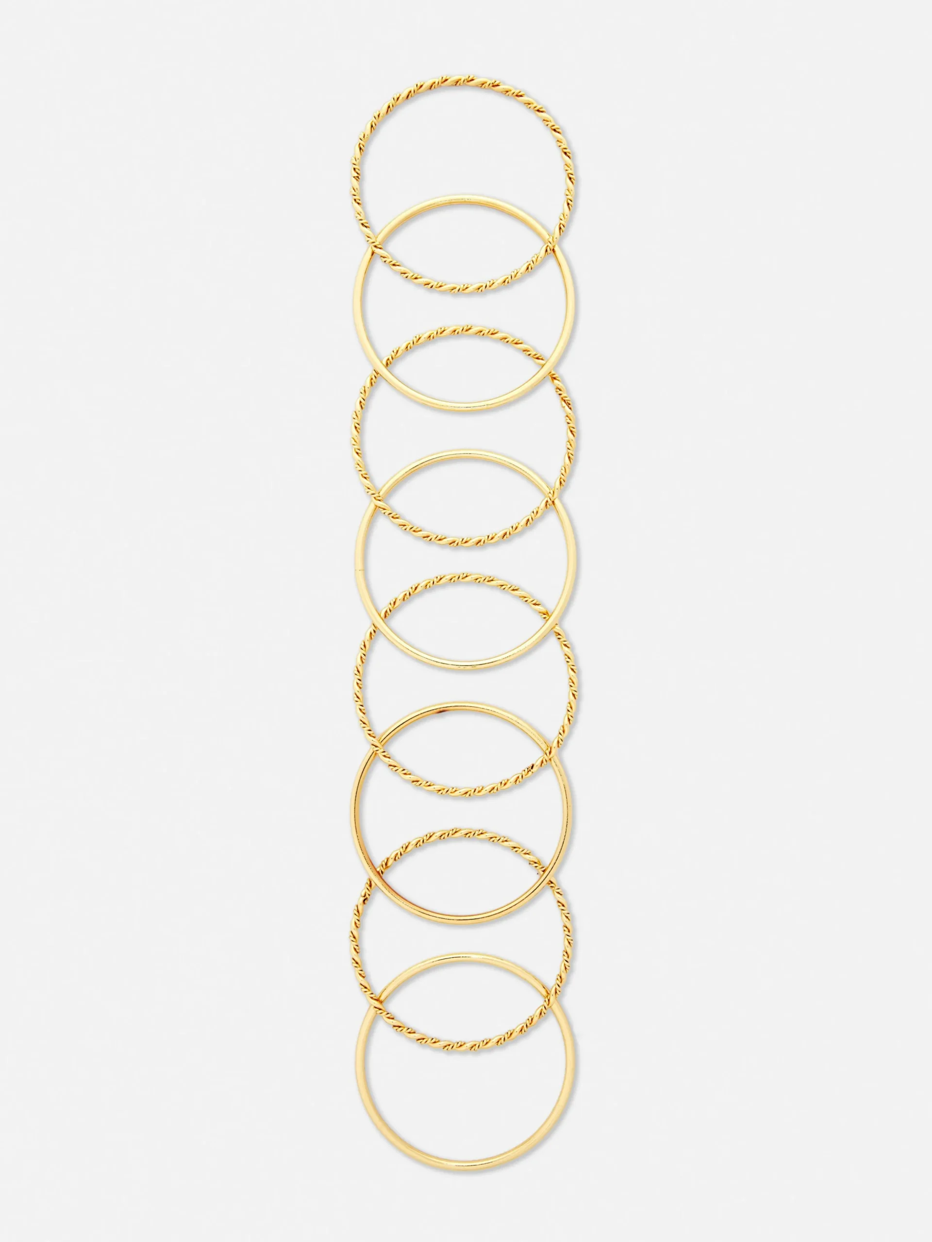 Armbanden Met Textuur, Set Van 8