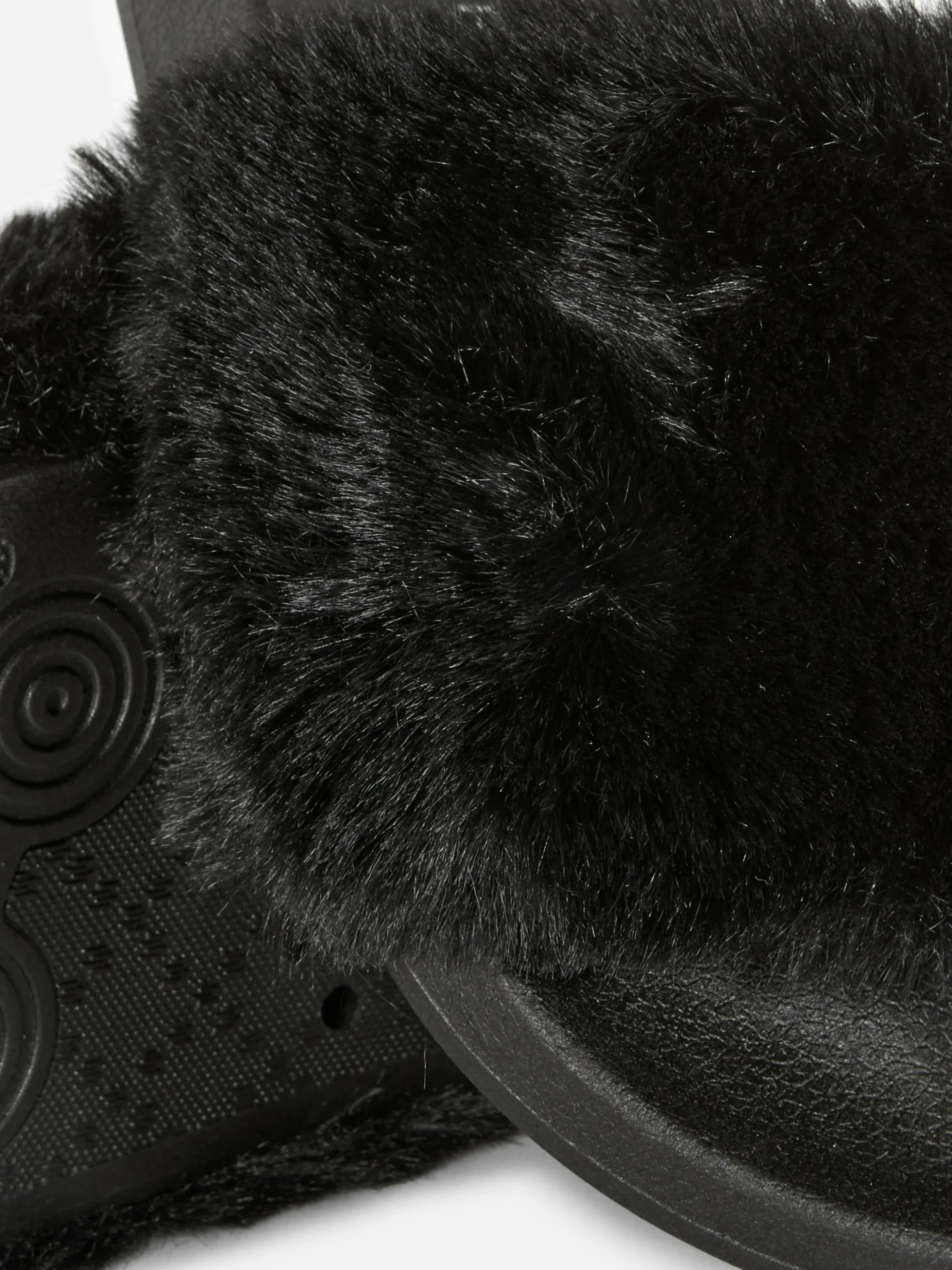 Badslippers Van Imitatiebont