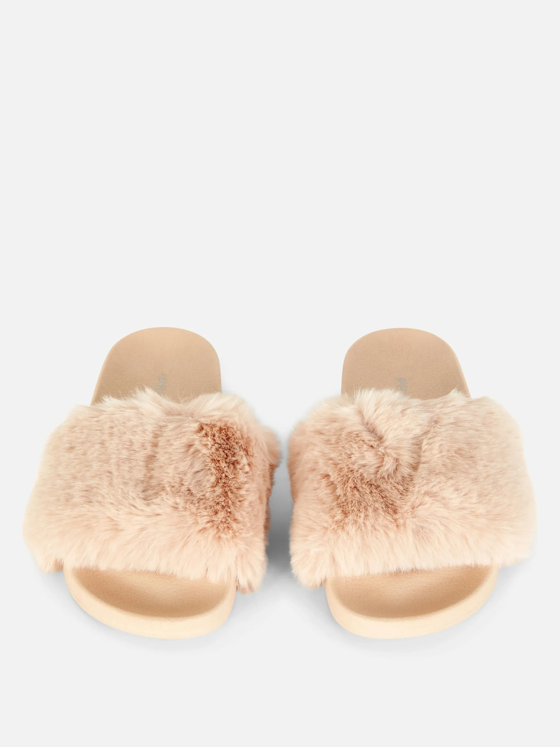 Badslippers Van Imitatiebont