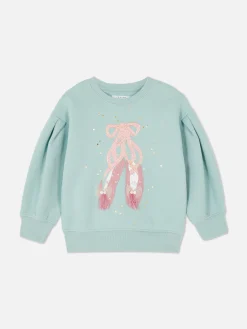 Ballerina's En Appliqué Sweatshirt