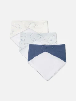 Bandana-slabbetjes Met Dierenprint, Set Van 3