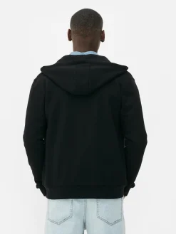 Basic Hoodie Met Lange Rits