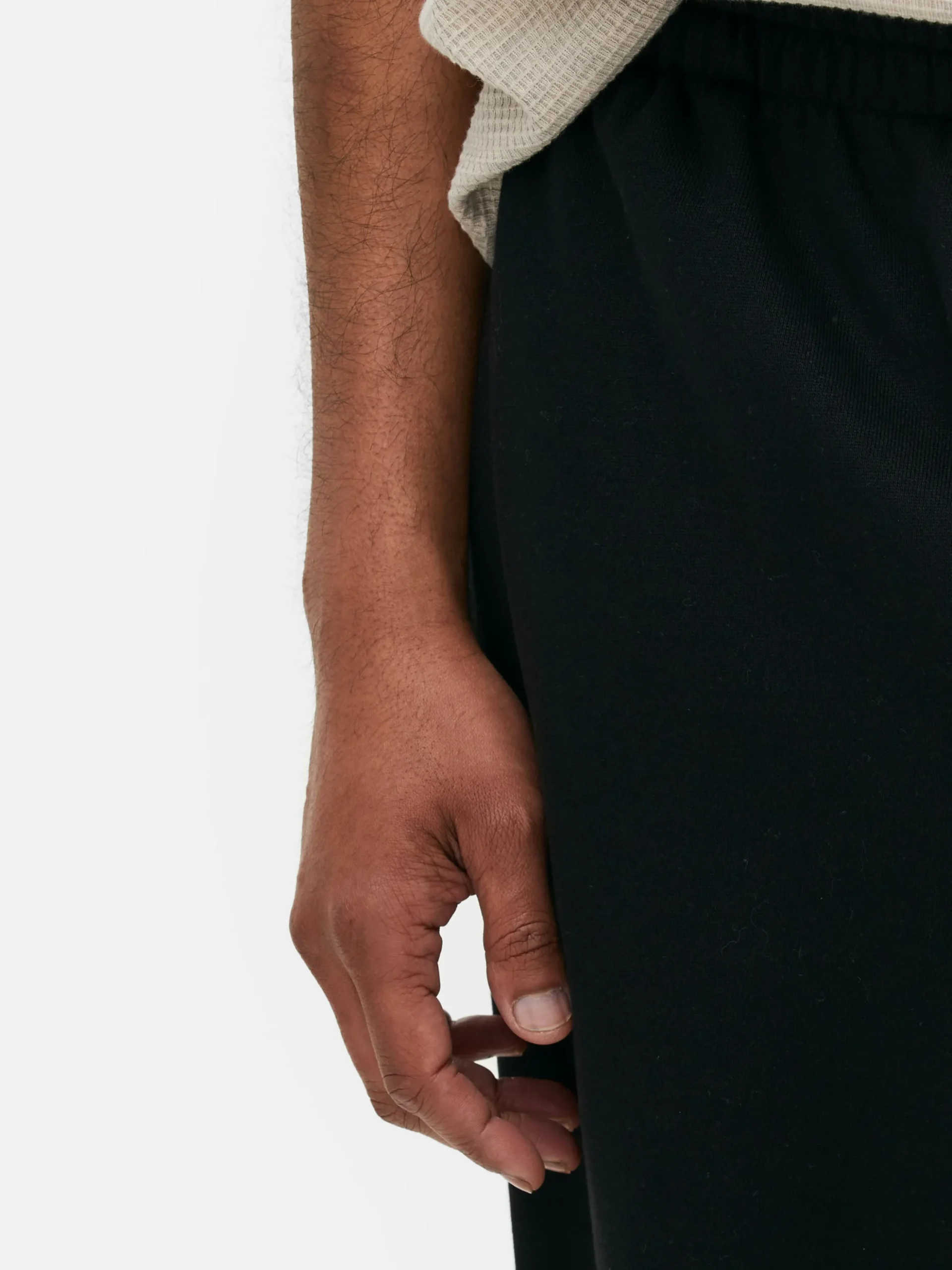 Basic Joggingbroek Met Rechte Pijpen