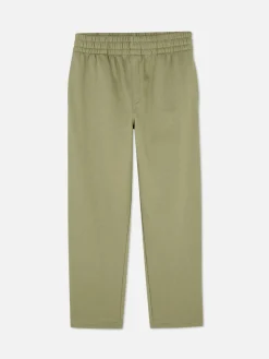 Basic Joggingbroek Met Rechte Pijpen