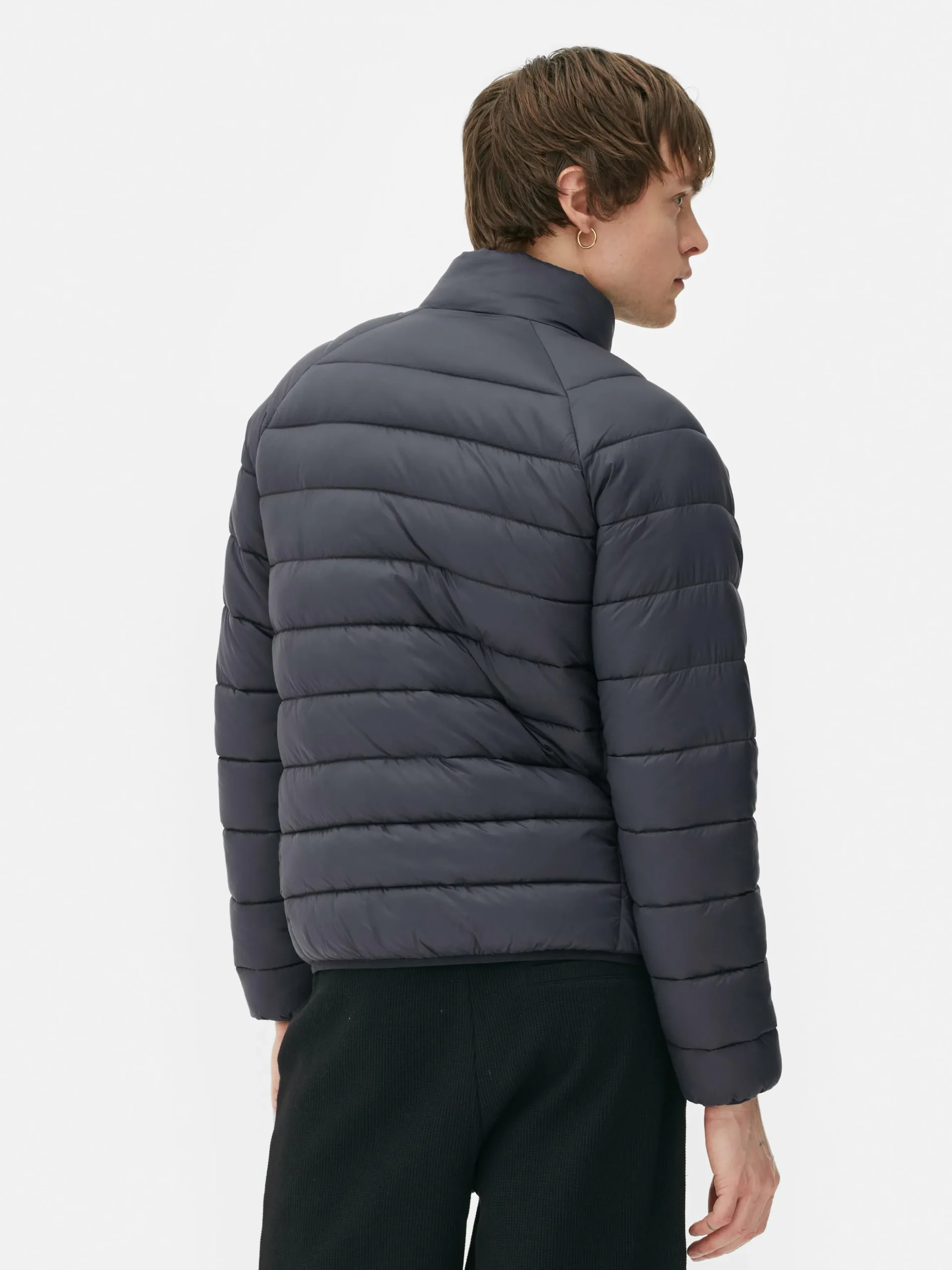 Basic Pufferjack Met Opstaande Kraag
