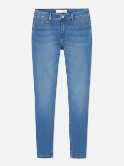Basic Skinny Jeans Met Halfhoge Taille