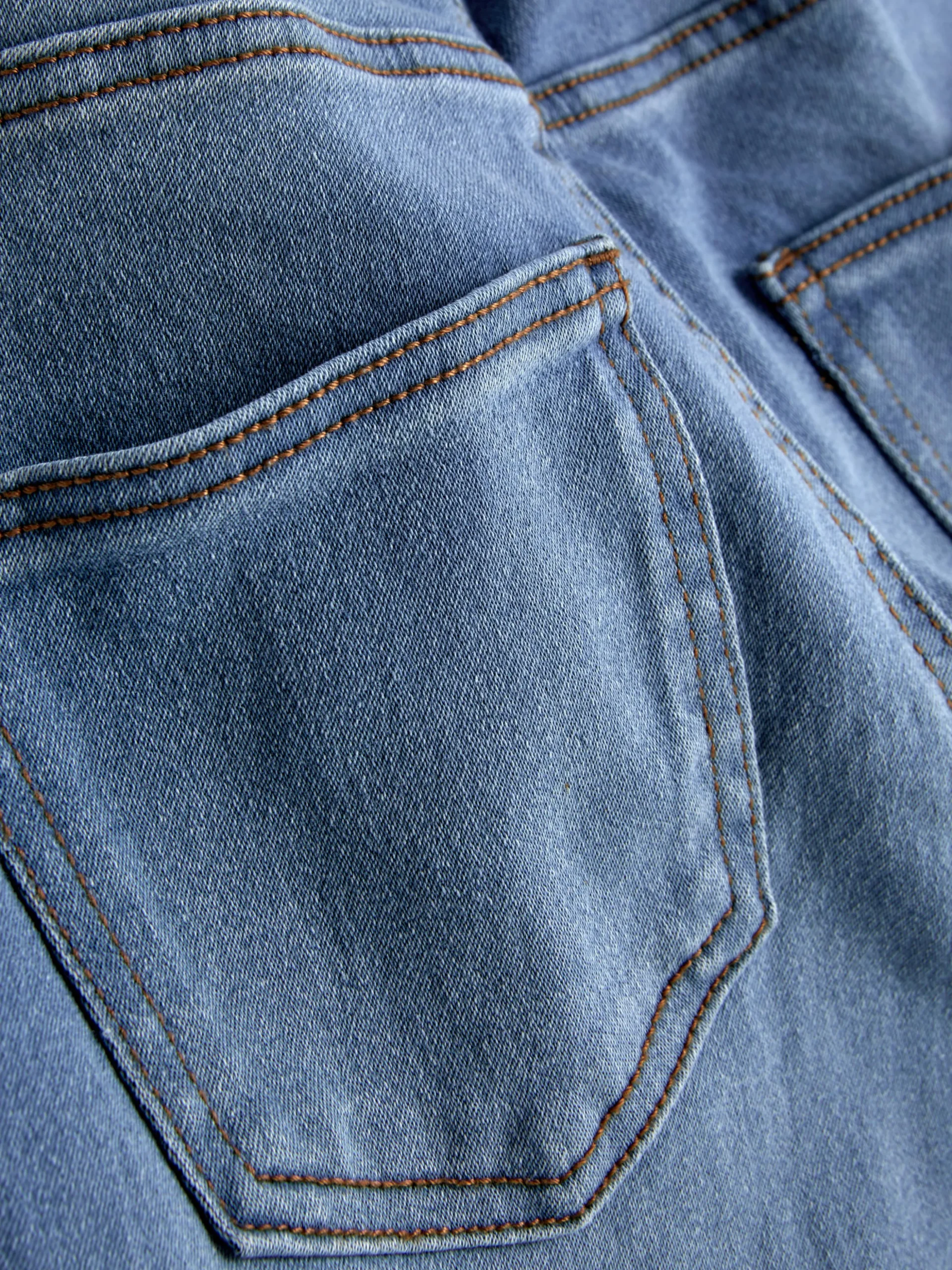 Basic Skinny Jeans Met Halfhoge Taille