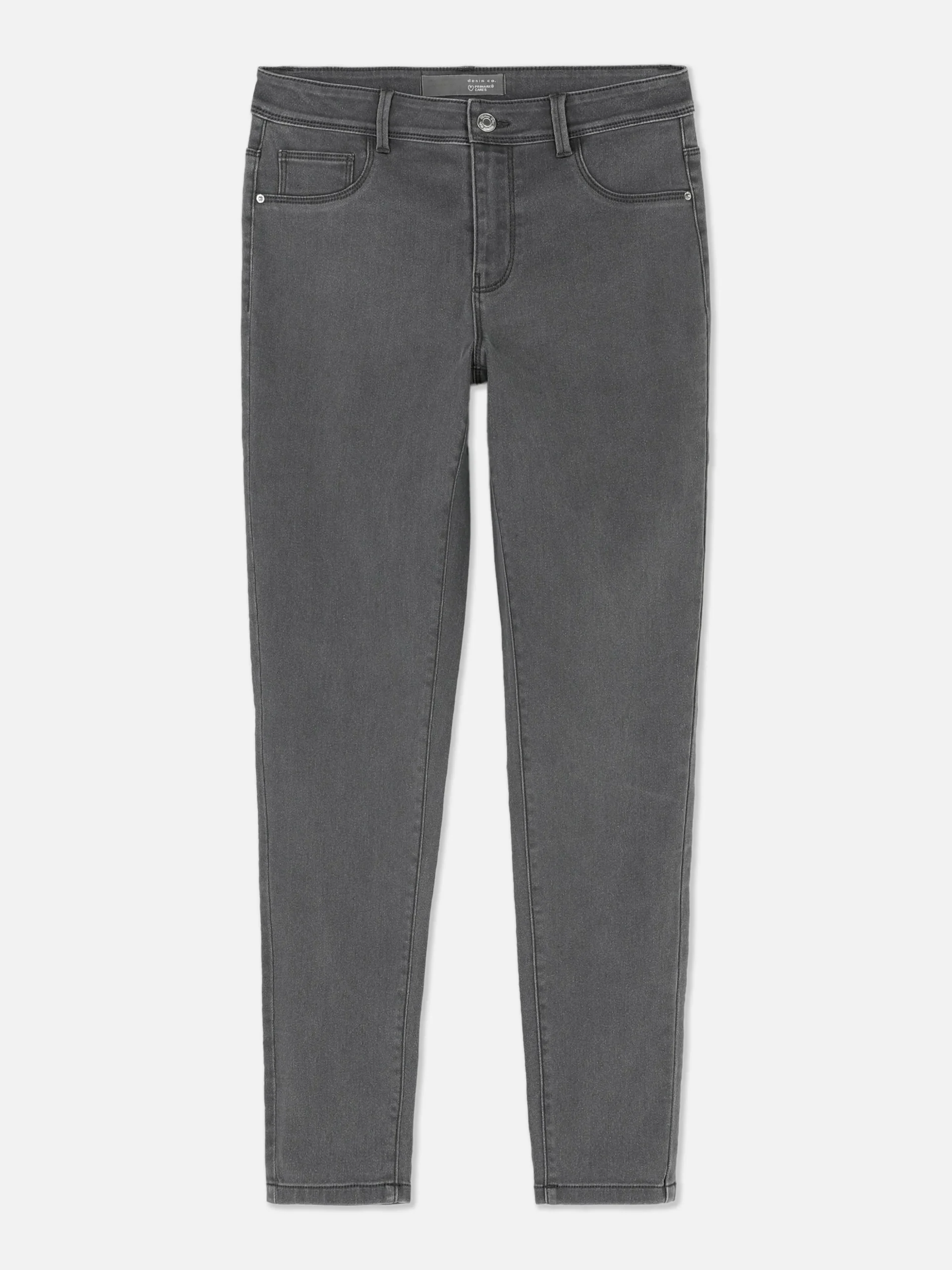 Basic Skinny Jeans Met Halfhoge Taille