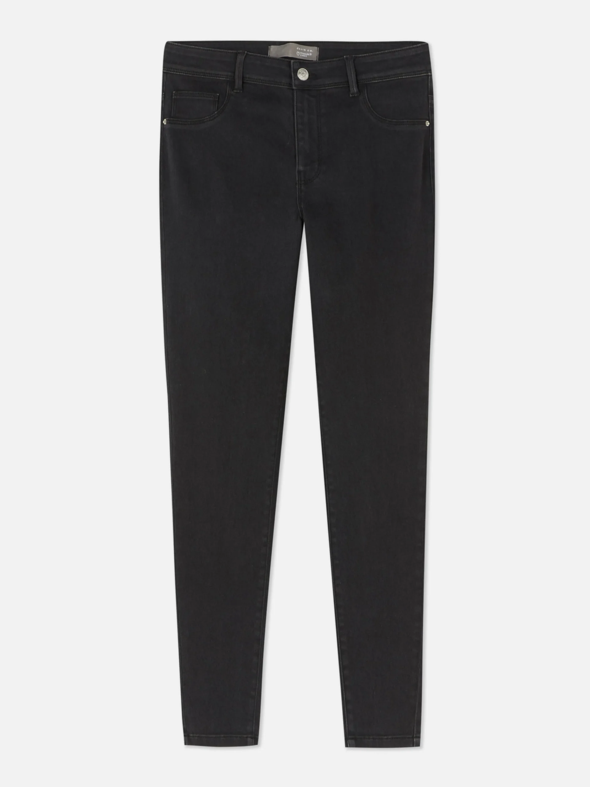 Basic Skinny Jeans Met Halfhoge Taille