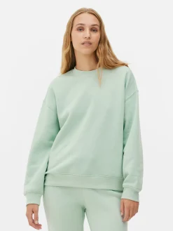 Basic Sweatshirt Met Ronde Hals