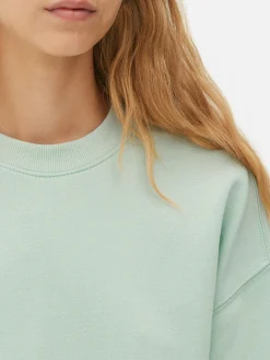Basic Sweatshirt Met Ronde Hals