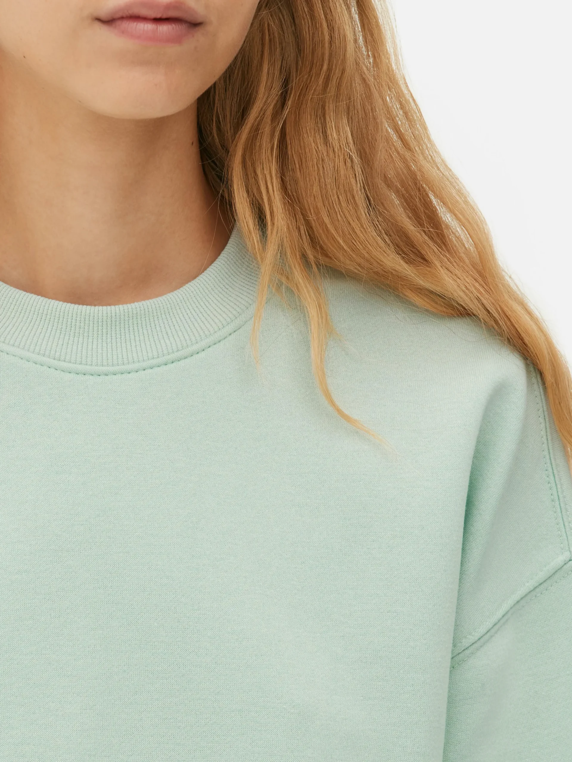 Basic Sweatshirt Met Ronde Hals
