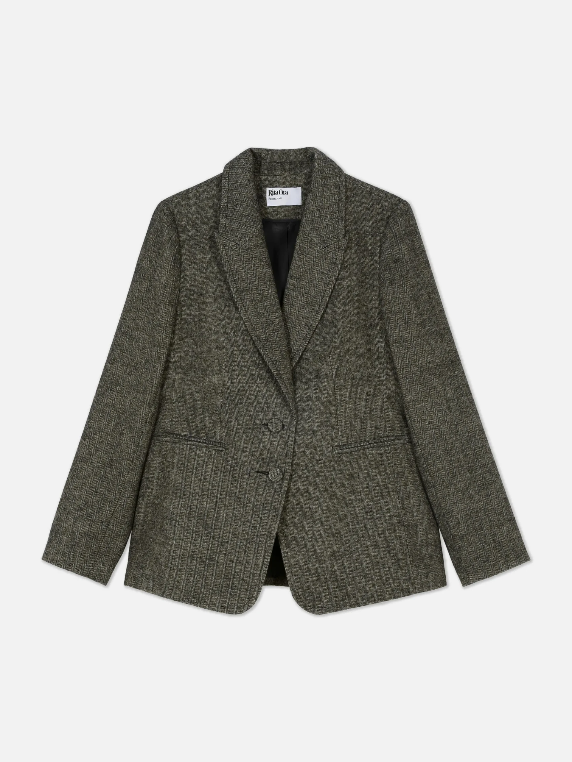 Blazer Met Visgraatmotief Rita Ora