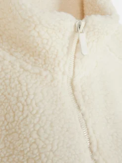Bodywarmer Van Borgstof Met Rits