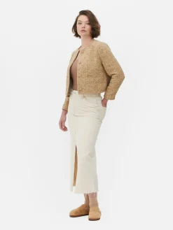 Bouclé Stitch-jas