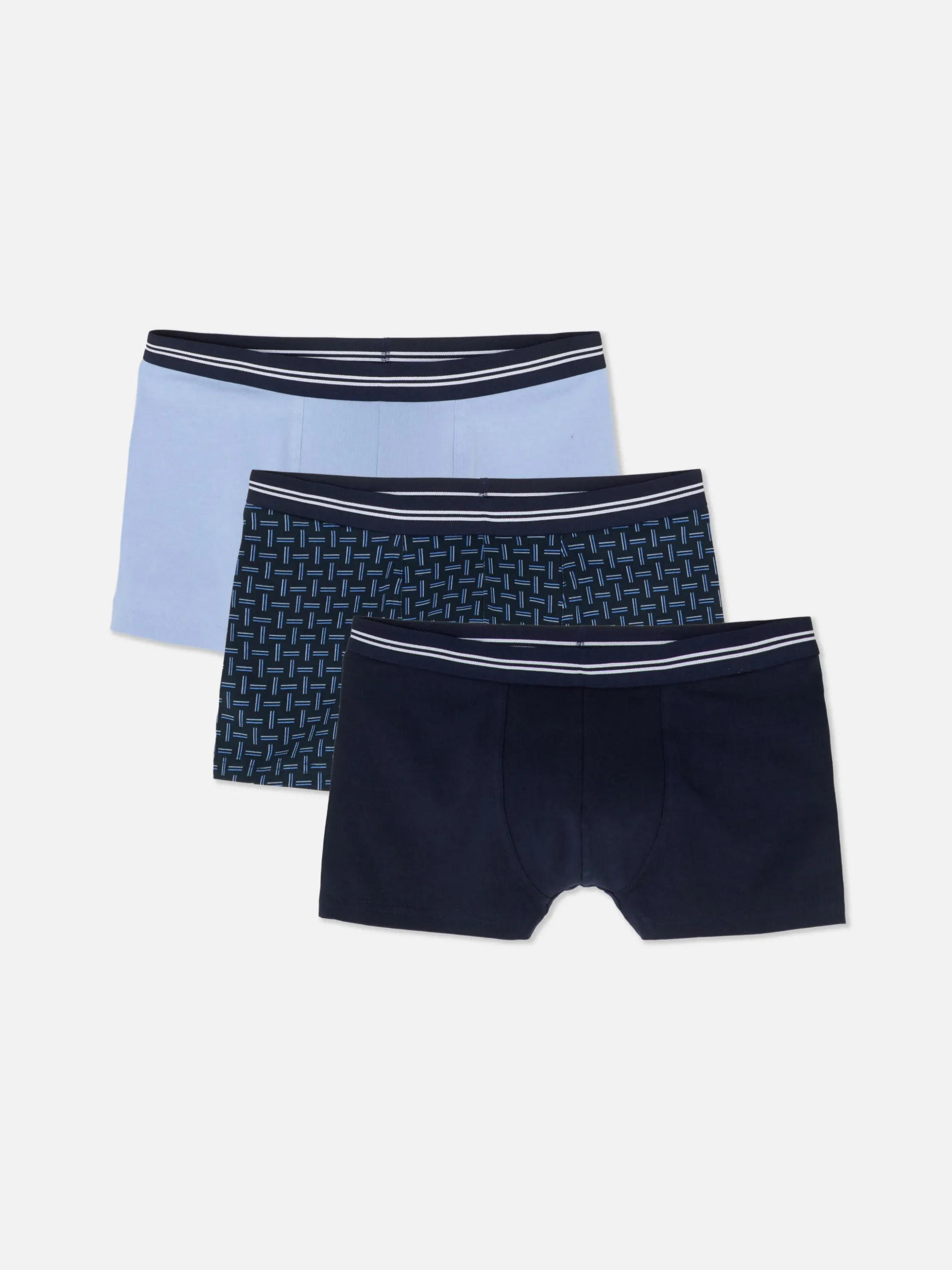 Boxershorts Met Diverse Prints, Set Van 3