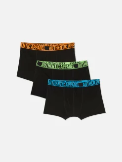Boxershorts Met Kleurrijke Tailleband, Set Van 3