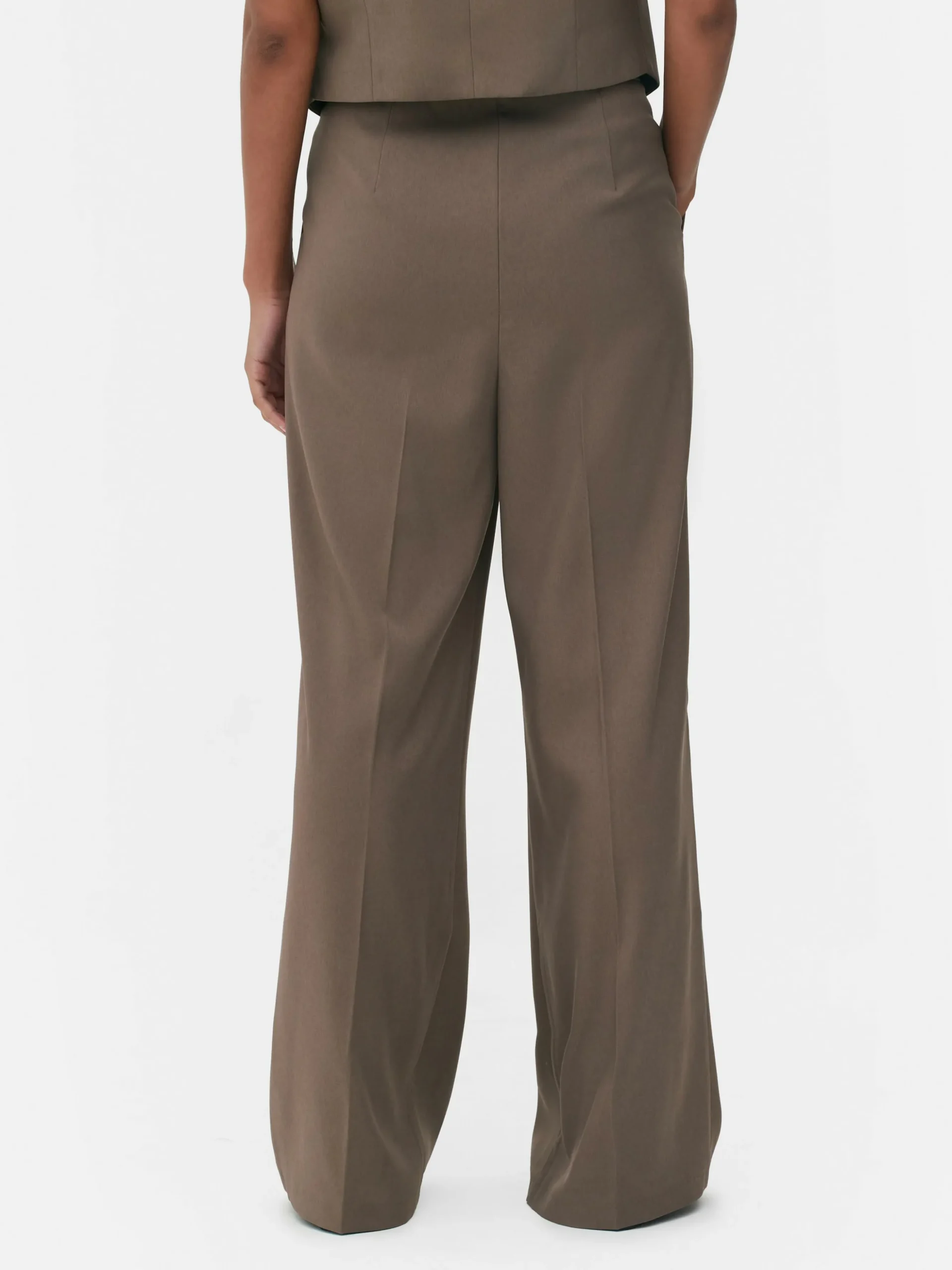 Broek Met Geplooide Voorkant