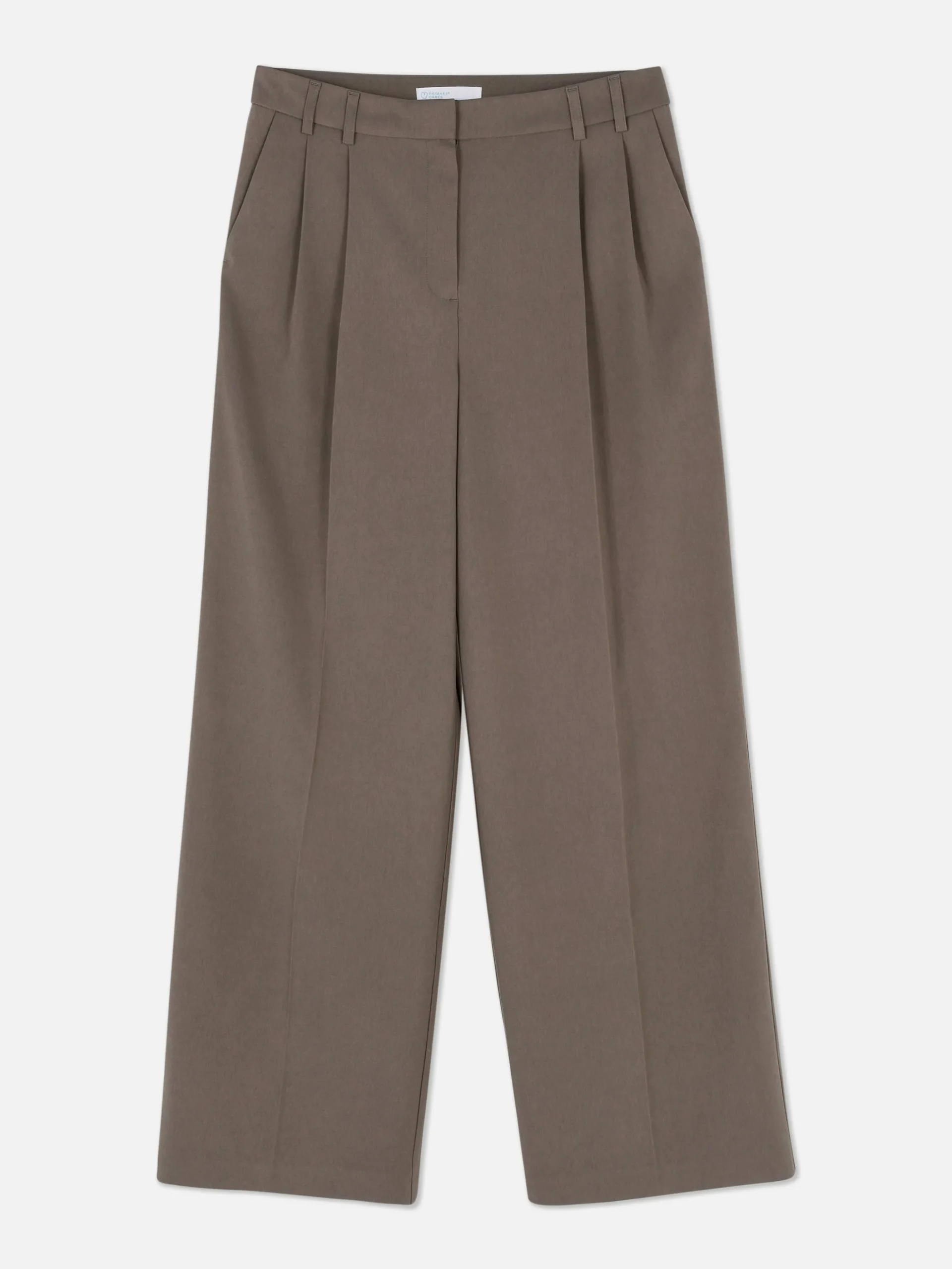Broek Met Geplooide Voorkant