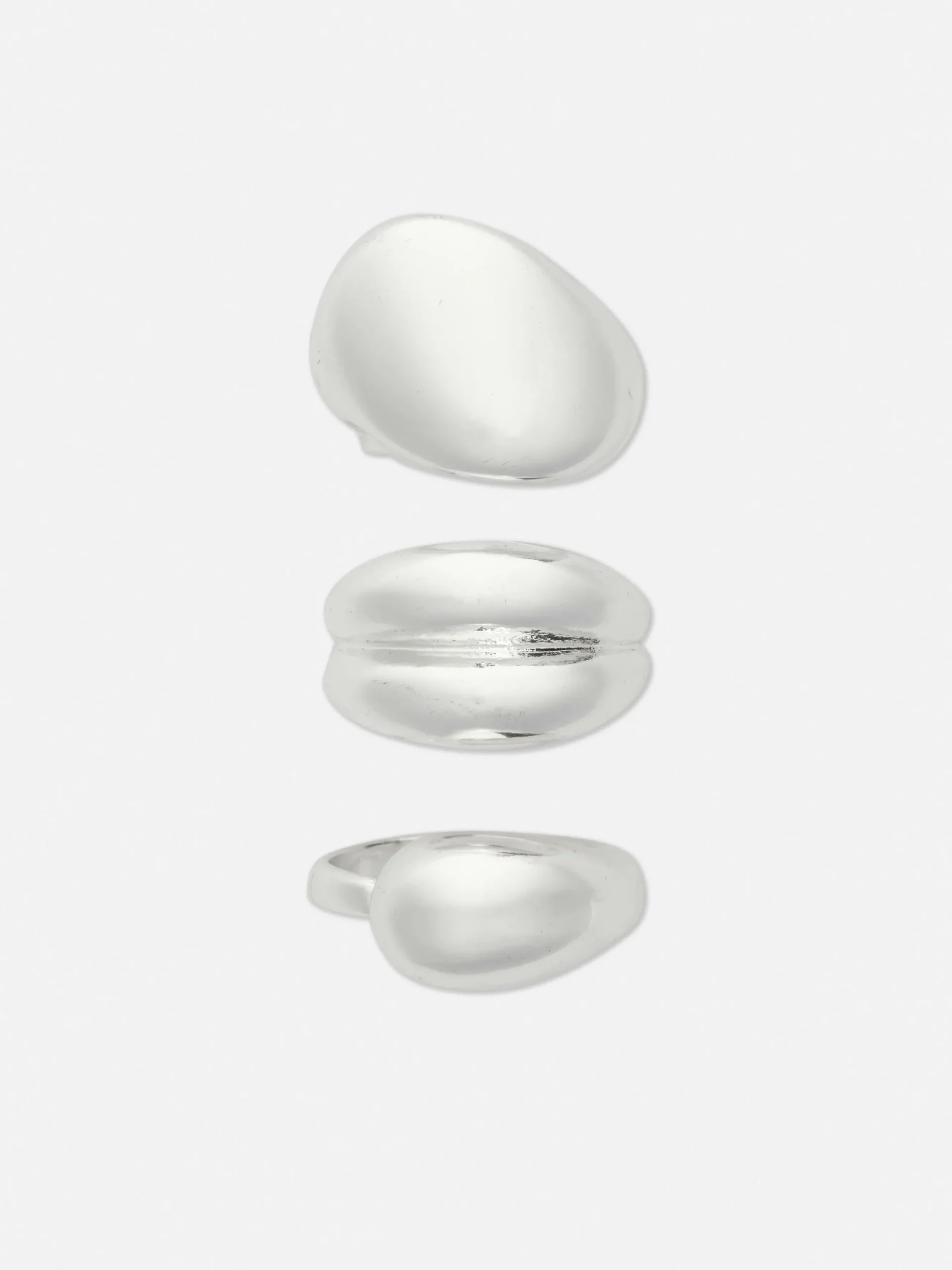 Diverse Koepelvormige Ringen The Edit, Set Van 3
