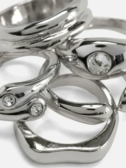 Diverse Robuuste Ringen, Set Van 5