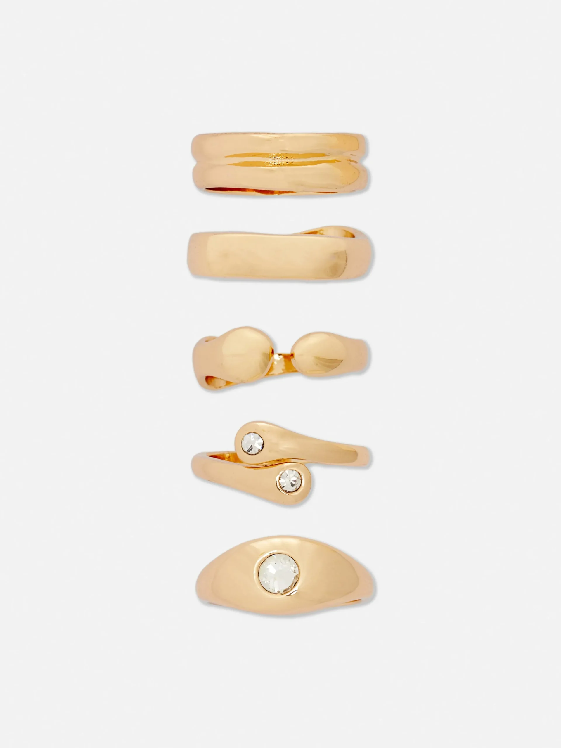 Diverse Robuuste Ringen, Set Van 5