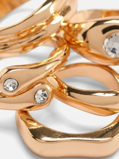 Diverse Robuuste Ringen, Set Van 5