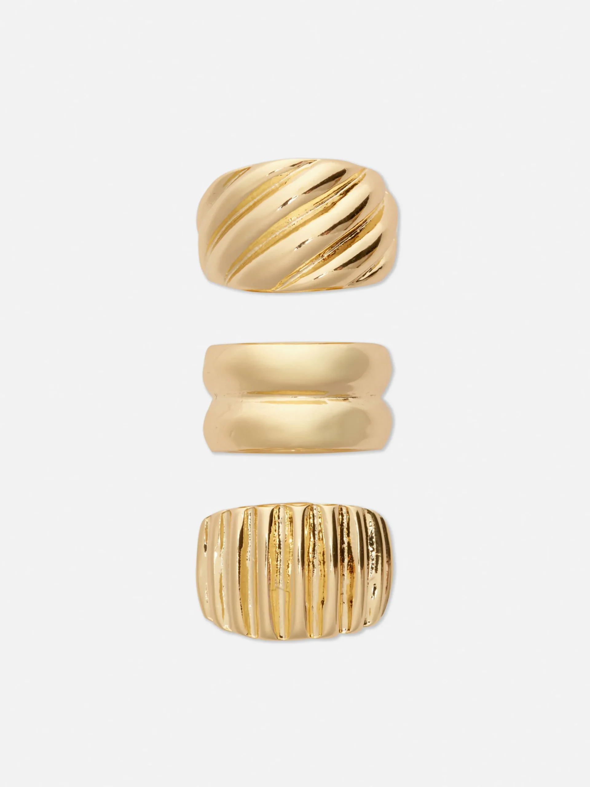 Diverse Robuuste Ringen, Set Van 3