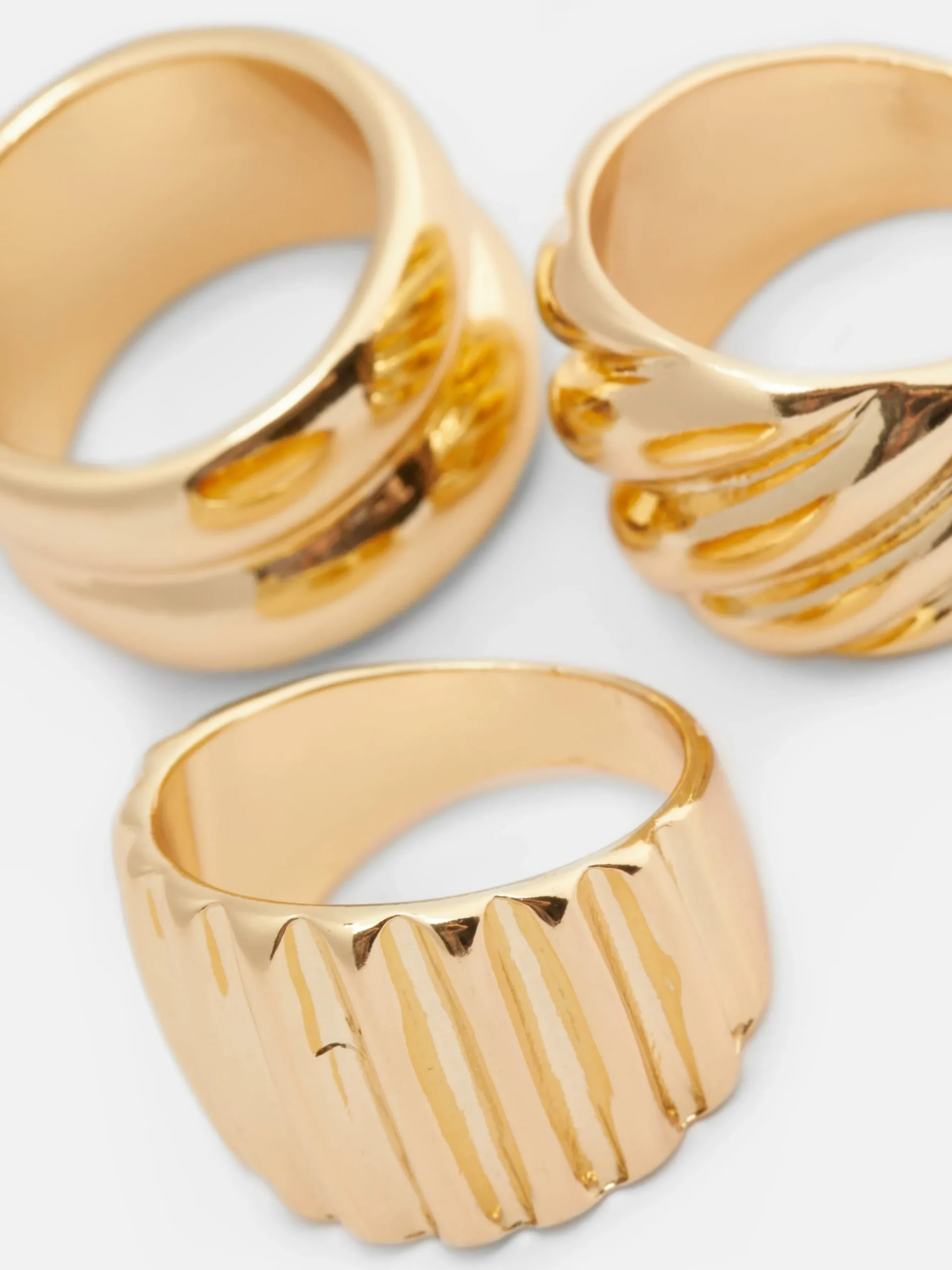 Diverse Robuuste Ringen, Set Van 3