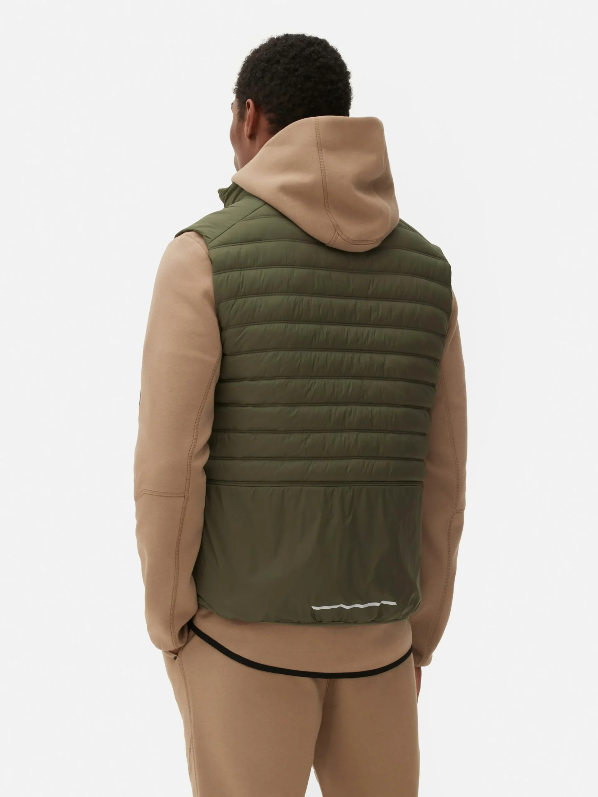 Doorgestikte Sportbodywarmer