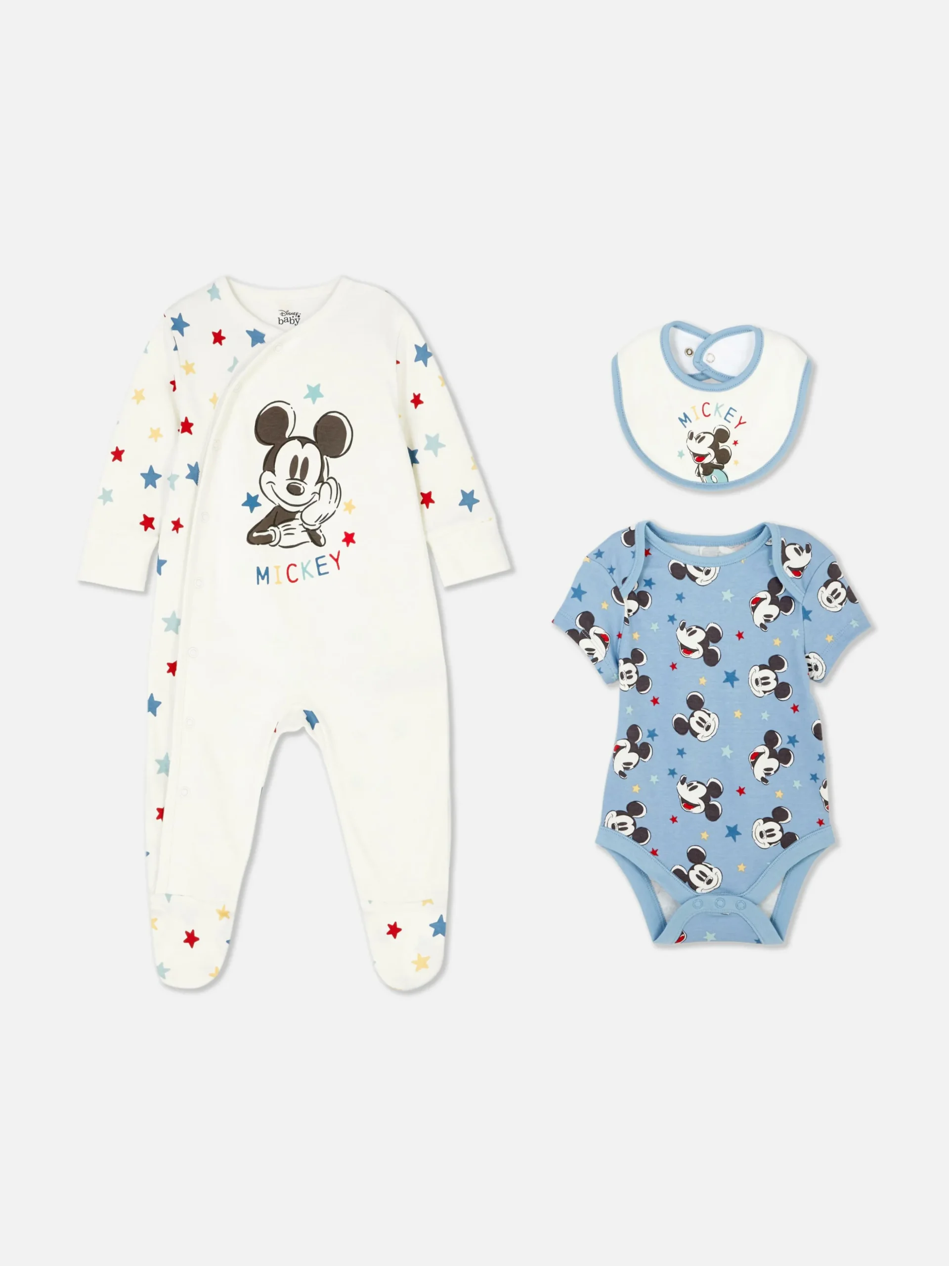 Driedelige Set Disney's Mickey Mouse