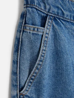 Elastische Jeans Met Wijde Pijpen