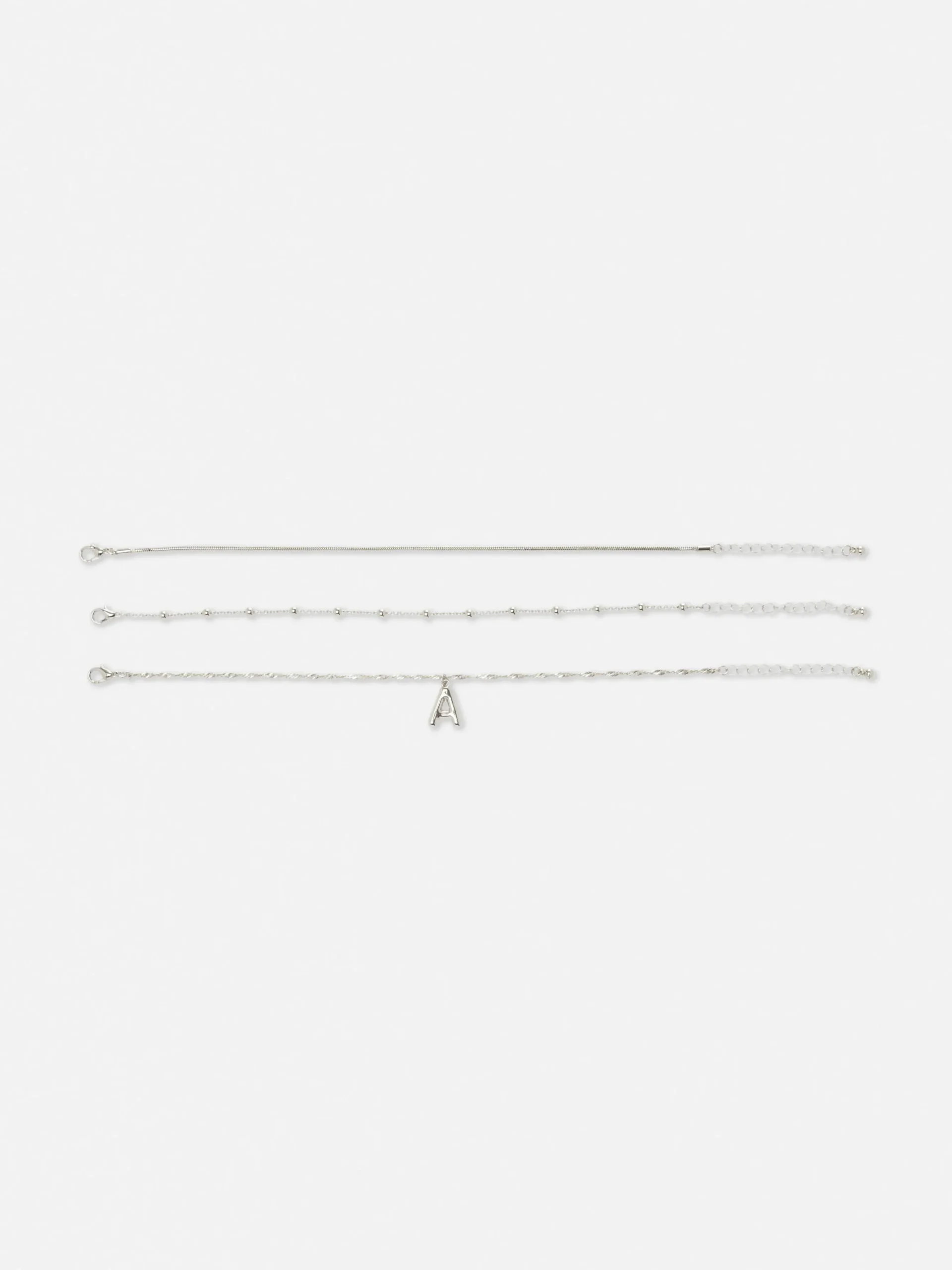 Enkelbandjes Met Bedeltje, Set Van 3