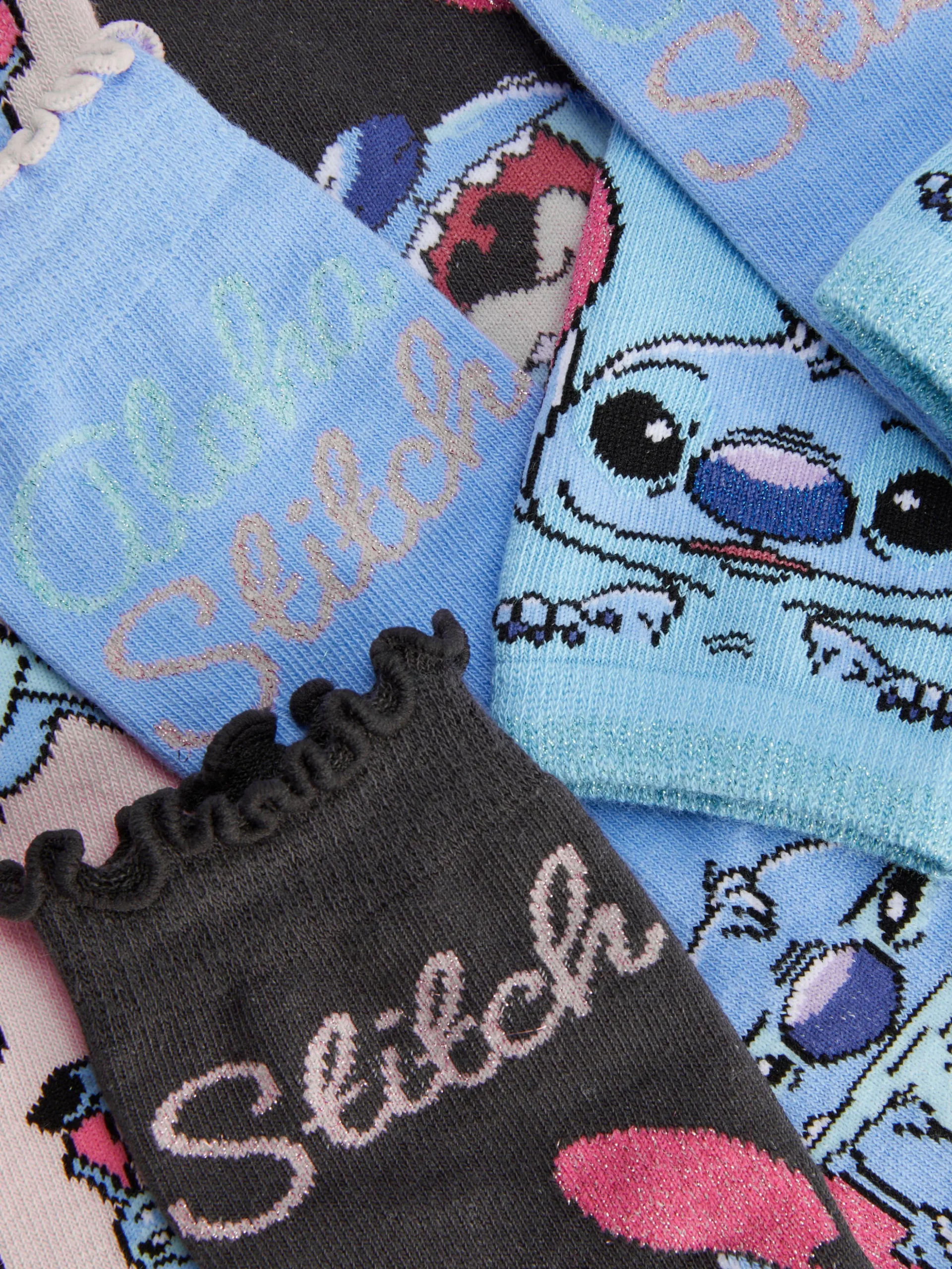Enkelsokken Disney's Stitch, 4 Paar