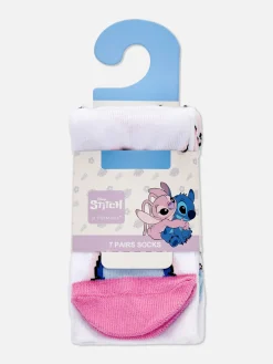 Enkelsokken Disney's Stitch & Angel, 7 Paar
