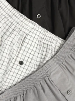 Essential Geruite Boxers, Set Van 3