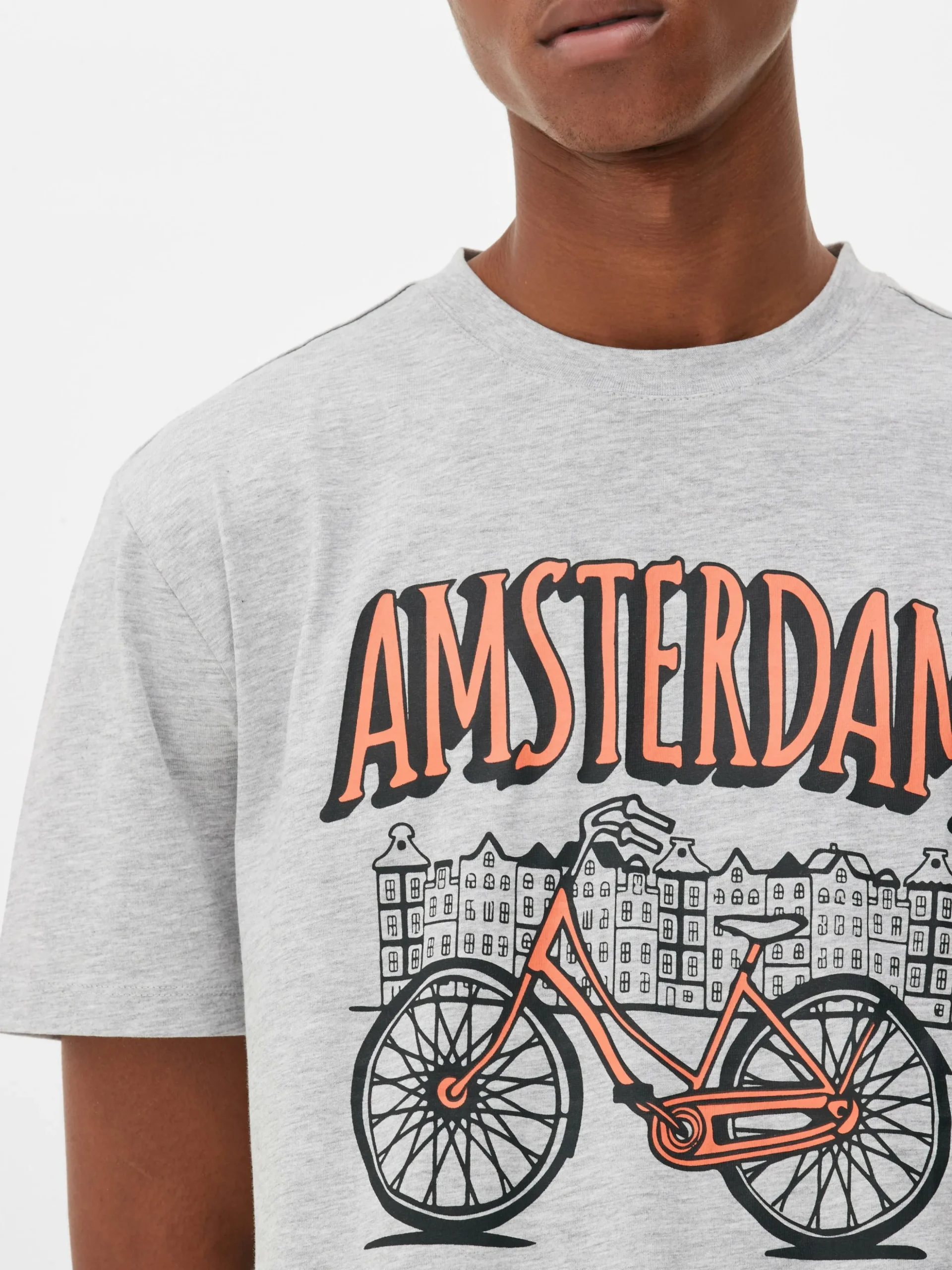 Fiets T-shirt Amsterdam