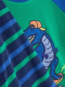 Fleece Pyjama Met Dinosaurusprint