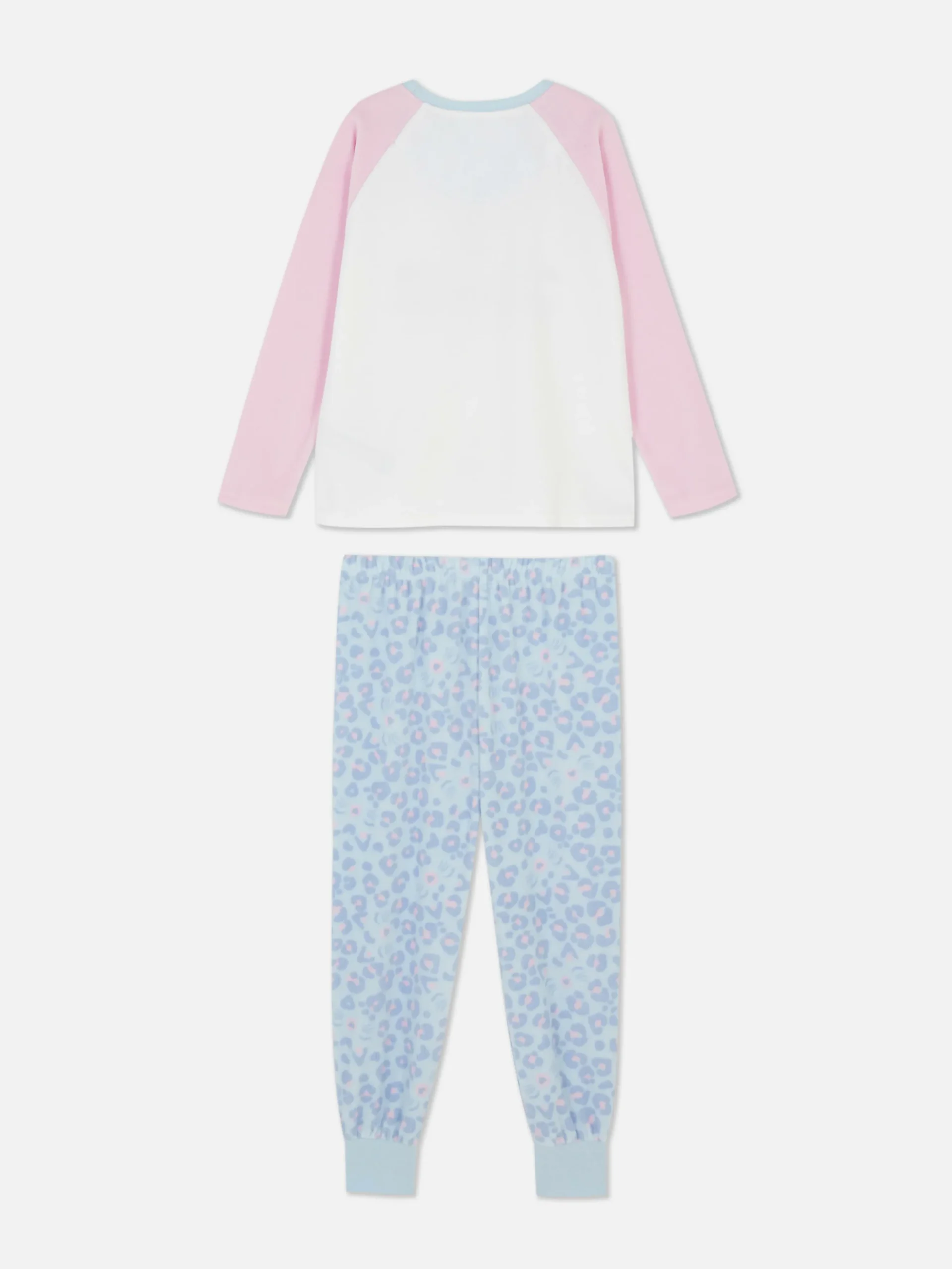 Fleece Pyjama Met Kattenappliqué