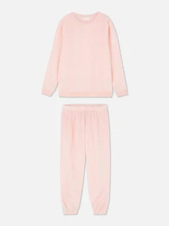 Fleece Pyjama Met Lange Mouwen