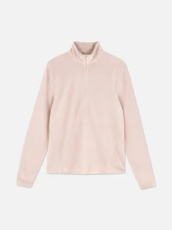 Fleece Trui Met Halve Rits