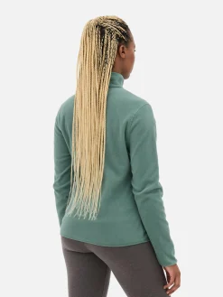 Fleece Trui Met Halve Rits