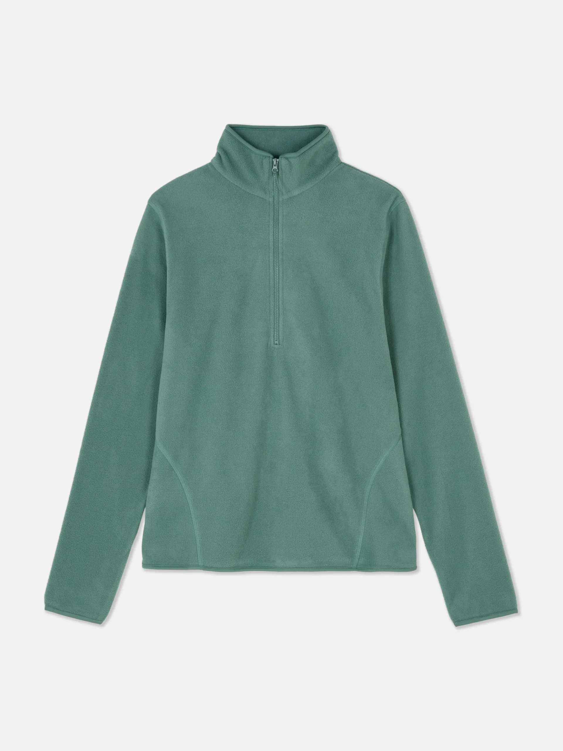Fleece Trui Met Halve Rits