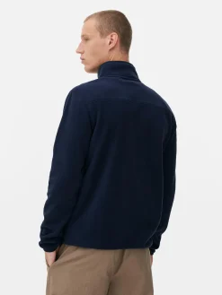 Fleece Trui Met Korte Rits