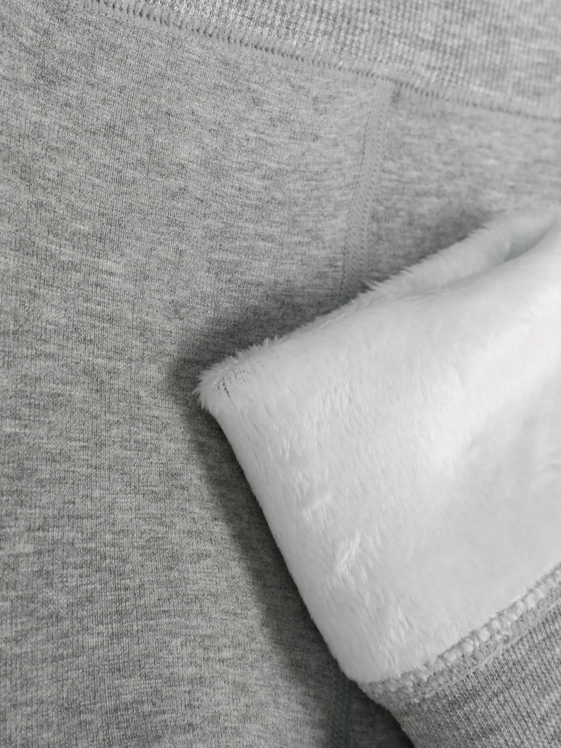 Fluwelen Gemêleerde Legging Met Teddy Voering