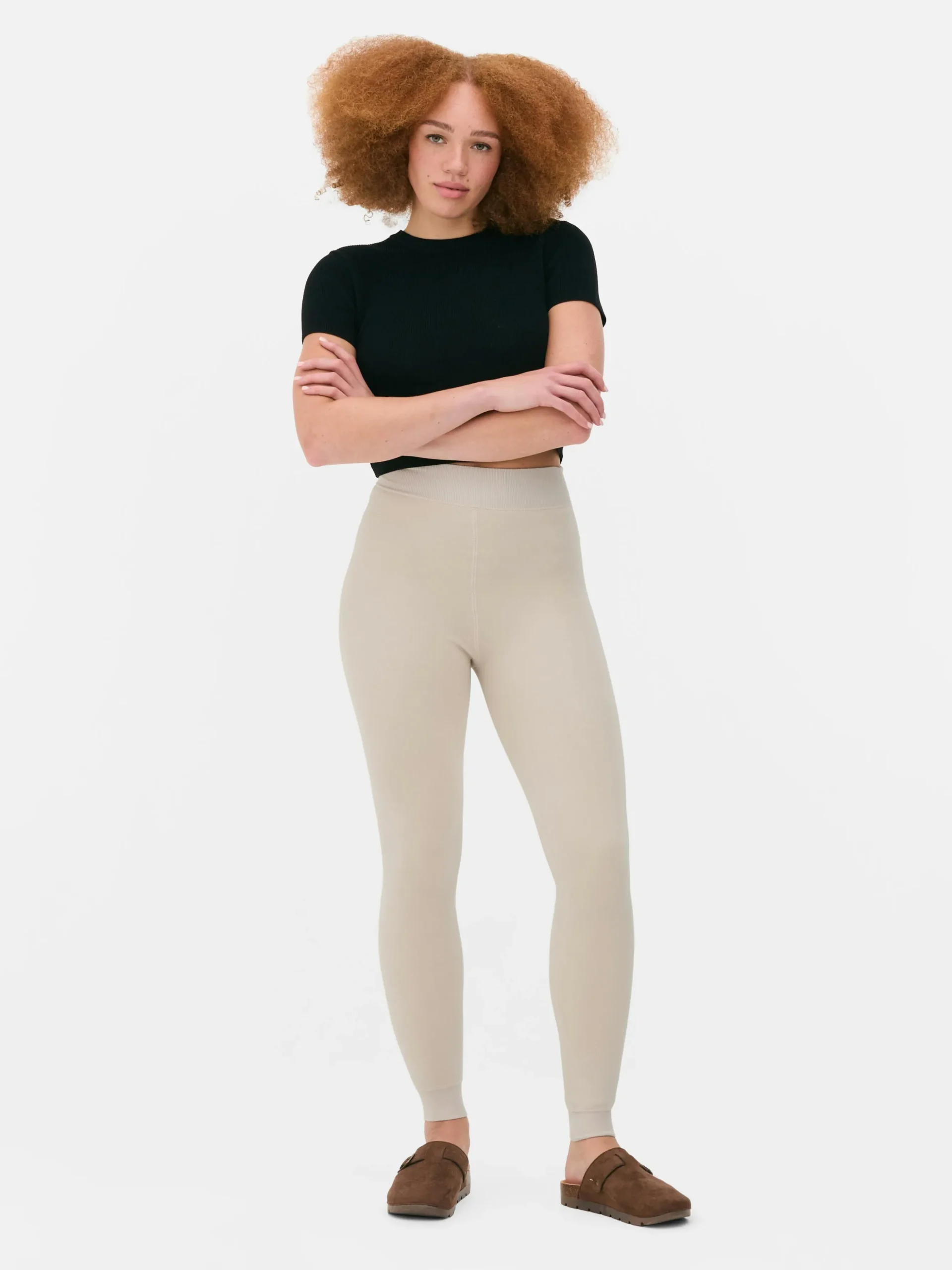 Fluwelen Legging Met Teddy Voering