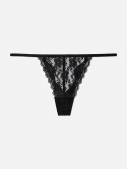 Gebloemde Kanten G-string