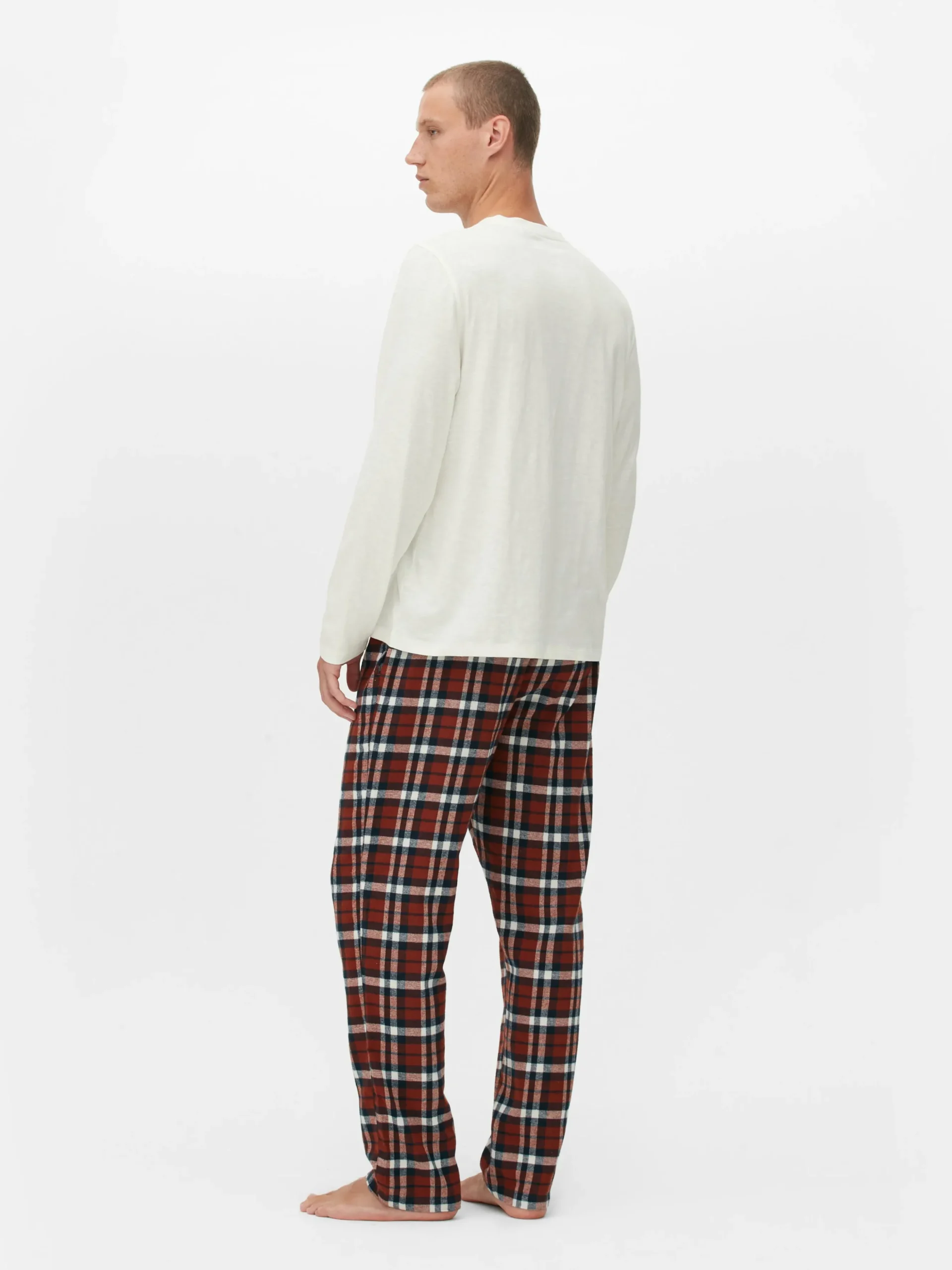 Geborstelde Lange Pyjama